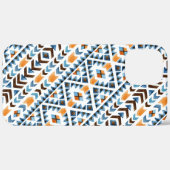Coques Case-Mate iPhone Motif aztèque à l'aquarelle (Retour (horizontal))