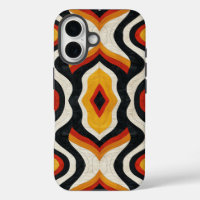 Motif aztèque coloré