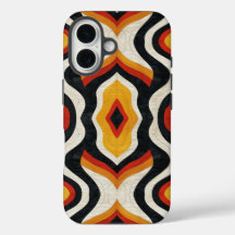 Motif aztèque coloré