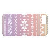 Coques Case-Mate iPhone Motif aztèque tribal d'ombre (Dos (Horizontal))