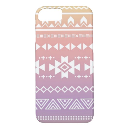 Coques Case-Mate iPhone Motif aztèque tribal d'ombre (Dos)