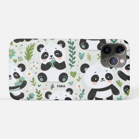 Coques Case-Mate iPhone Motif Baby Panda (Dos (Horizontal))