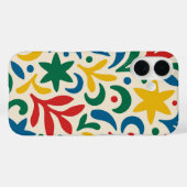 Coques Case-Mate iPhone Motif biophile moderne du milieu du siècle (Verso (horizontal))