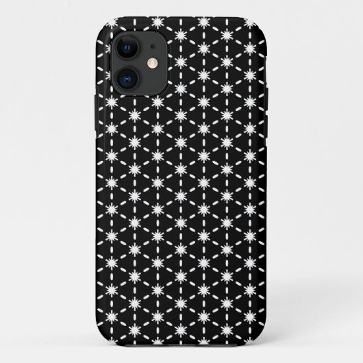 Coques Case-Mate iPhone Motif Black et White Star (Dos)