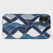 Coques Case-Mate iPhone Motif blanc bleu 01 (Dos (Horizontal))