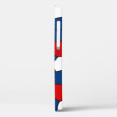 Coques Case-Mate iPhone Motif blanc bleu rouge (Verso / Gauche)