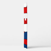 Coques Case-Mate iPhone Motif blanc bleu rouge (Verso / Droite)