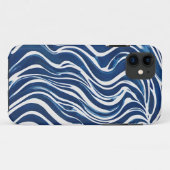 Coques Case-Mate iPhone Motif blanc bleu tourbillon 06 (Dos (Horizontal))