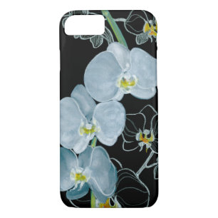 Coque Case-Mate Pour iPhone Motif blanc d'orchidées d'aquarelle