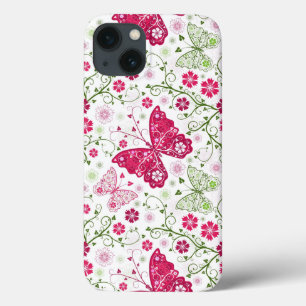 Case-Mate iPhone Case Motif blanc floral