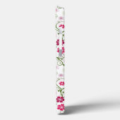 Coques Case-Mate iPhone Motif blanc floral (Verso / Gauche)