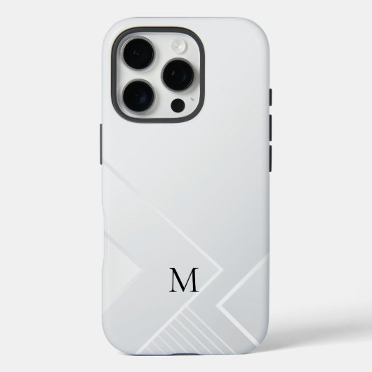 Coques Case-Mate iPhone Motif Blanc Moderne (Verso)