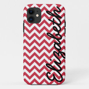 Etui iPhone Case-Mate Motif blanc rouge de Chevron