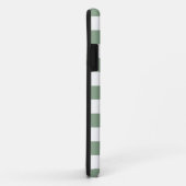 Coques Case-Mate iPhone Motif blanc vert En vichy chèque (Dos/Droite)