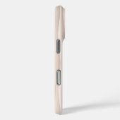 Coques Case-Mate iPhone Motif blanc Wavey - Conception abstraite minimalis (Verso / Droite)
