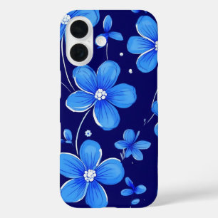 Coques iPhone 16 motif bleu