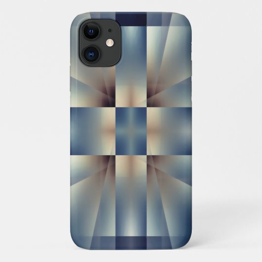 Coques Case-Mate iPhone motif bleu Abstrait (Dos)