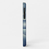Coques Case-Mate iPhone motif bleu Abstrait (Dos/Gauche)