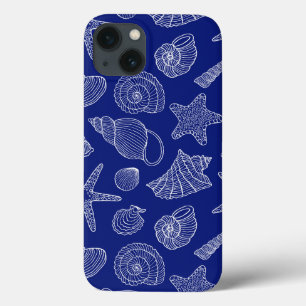 Case-Mate iPhone Case Motif Bleu Clair Shell