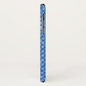 Coques Case-Mate iPhone Motif bleu de Knit (Dos/Gauche)