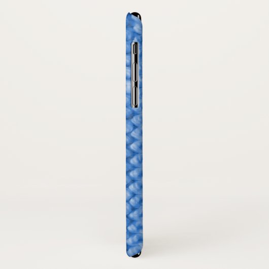 Coques Case-Mate iPhone Motif bleu de Knit (Dos/Gauche)