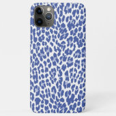 Coques Case-Mate iPhone Motif bleu de léopard (Dos)