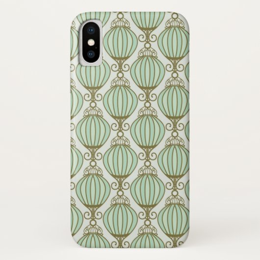 Coques Case-Mate iPhone Motif bleu de Motton (Dos)