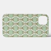 Coques Case-Mate iPhone Motif bleu de Motton (Verso (horizontal))