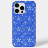 Coques Case-Mate iPhone motif bleu de Noël (Verso)