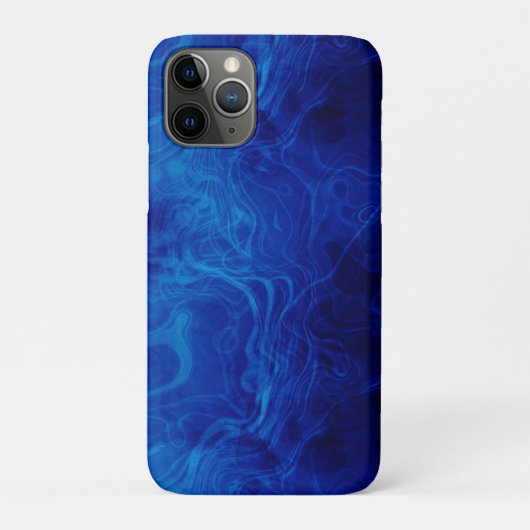 Coques Case-Mate iPhone Motif bleu électrique dramatique (Dos)