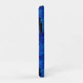 Coques Case-Mate iPhone Motif bleu électrique spectaculaire (Dos/Droite)