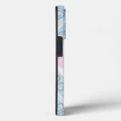 Coques Case-Mate iPhone motif bleu en forme de diamant (Verso / Droite)