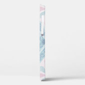 Coques Case-Mate iPhone motif bleu en forme de diamant (Verso / Gauche)