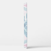 Coques Case-Mate iPhone motif bleu en forme de diamant (Verso / Droite)