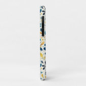 Coques Case-Mate iPhone Motif bleu et or Paisley Leaf (2) (Dos/Gauche)