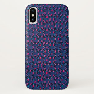 Case-Mate iPhone Case Motif bleu et rose rétro