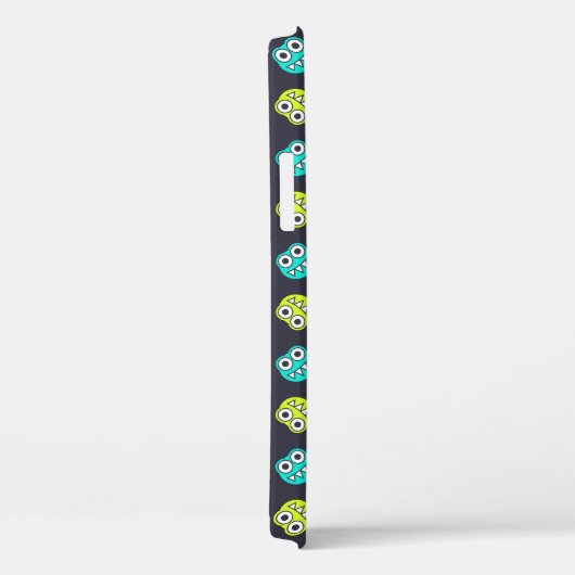 Coques Case-Mate iPhone Motif bleu et vert d'insectes (Verso / Droite)