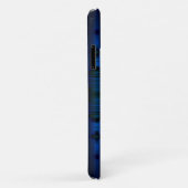 Coques Case-Mate iPhone Motif bleu foncé (Dos/Droite)