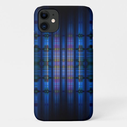 Coques Case-Mate iPhone Motif bleu foncé (Dos)