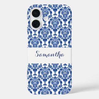 Coques iPhone 16 Motif Bleu Nom de Campagne Française