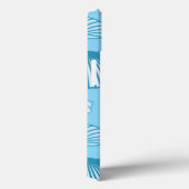 Coques Case-Mate iPhone Motif bleu océan (Verso / Droite)