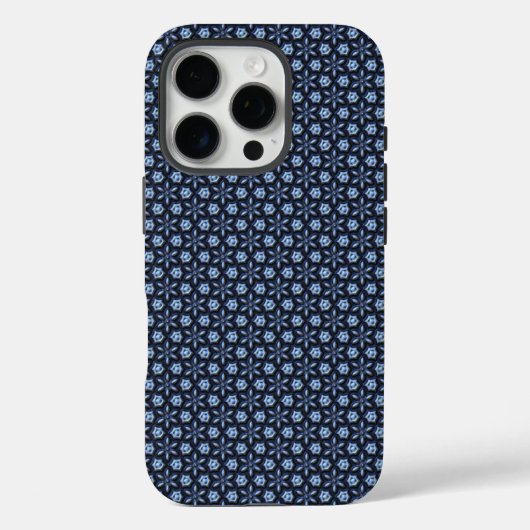 Coques Case-Mate iPhone Motif bleu orange (Verso)