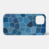 Coques Case-Mate iPhone Motif bleu tendance (Verso (horizontal))