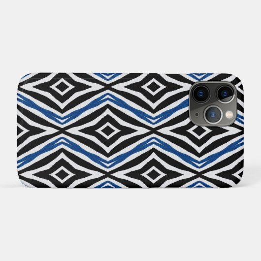 Coques Case-Mate iPhone Motif bleu transparent (Dos (Horizontal))