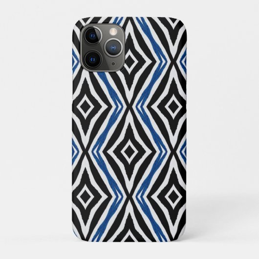 Coques Case-Mate iPhone Motif bleu transparent (Dos)