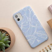 Coques Case-Mate iPhone Motif bleu Tropical Palm Leaf