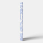 Coques Case-Mate iPhone Motif bleu Tropical Palm Leaf (Verso / Droite)
