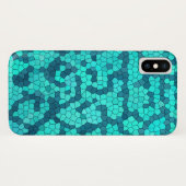 Coques Case-Mate iPhone Motif bleu Turquoise turquoise (Dos (Horizontal))