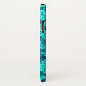 Coques Case-Mate iPhone Motif bleu Turquoise turquoise (Dos/Droite)