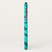 Coques Case-Mate iPhone Motif bleu Turquoise turquoise (Dos/Gauche)